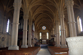 The interior looking east July 2010